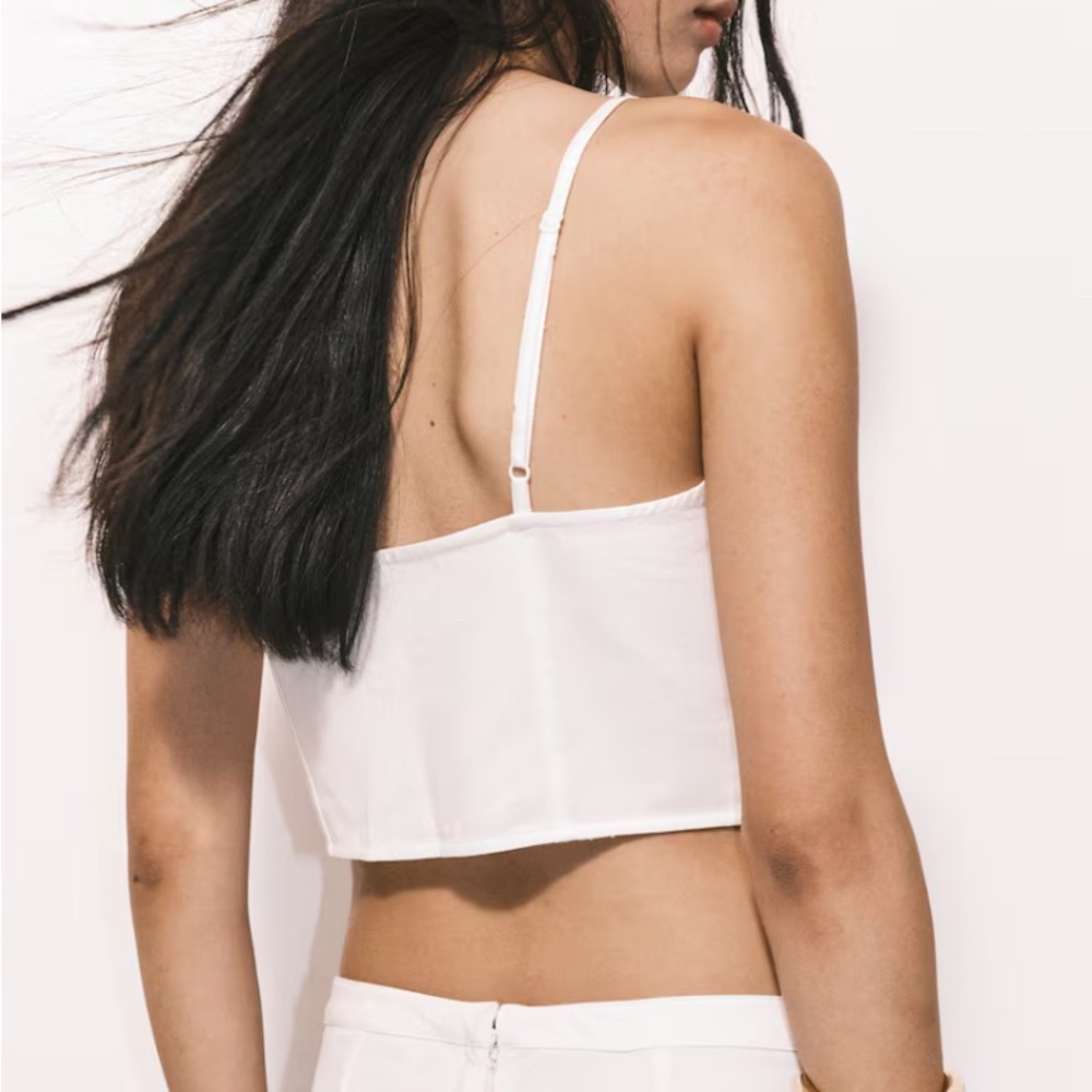 H&M Bead detail strappy top - Picture 3 of 4